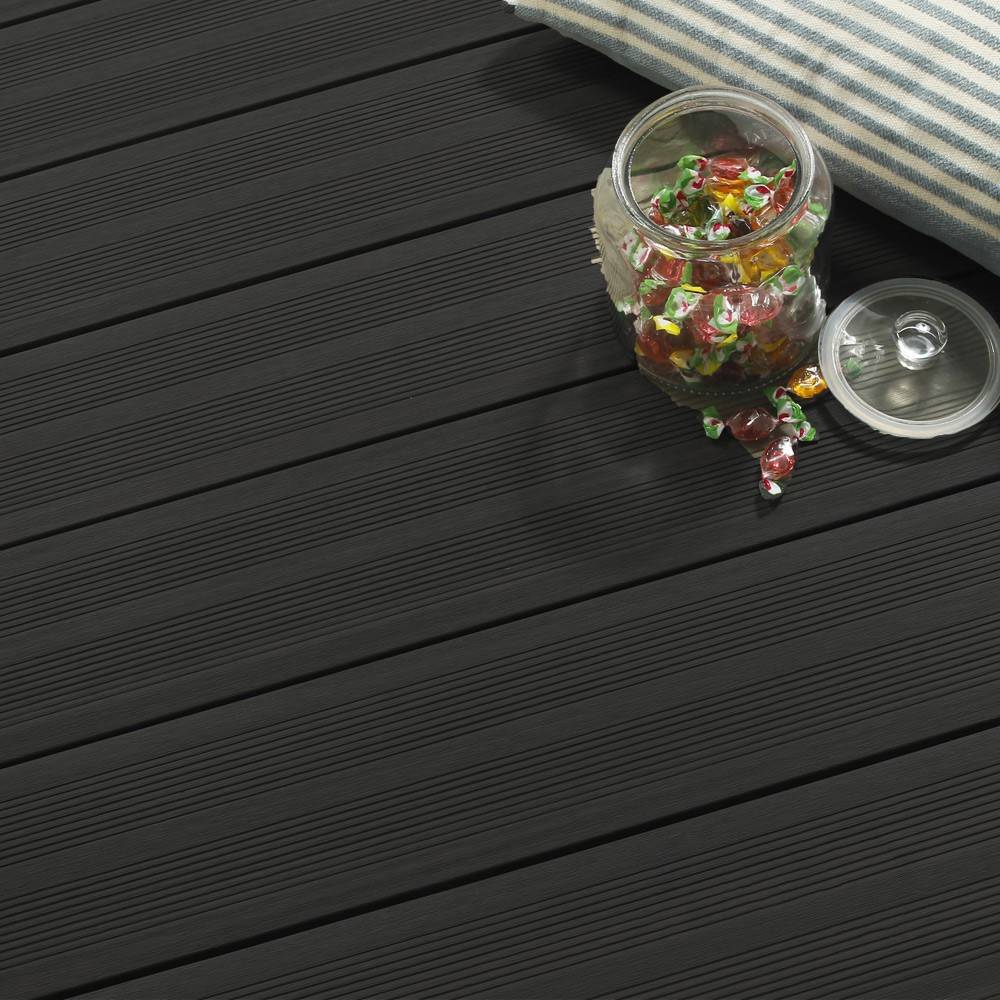 Kit Terrasse ATLANTA 10m² Anthracite - 31 Lames de Terrasse (220 x 14.5 x 2.25 cm) - Garantie 15 ans - Fixation par Clips - Imagen 8
