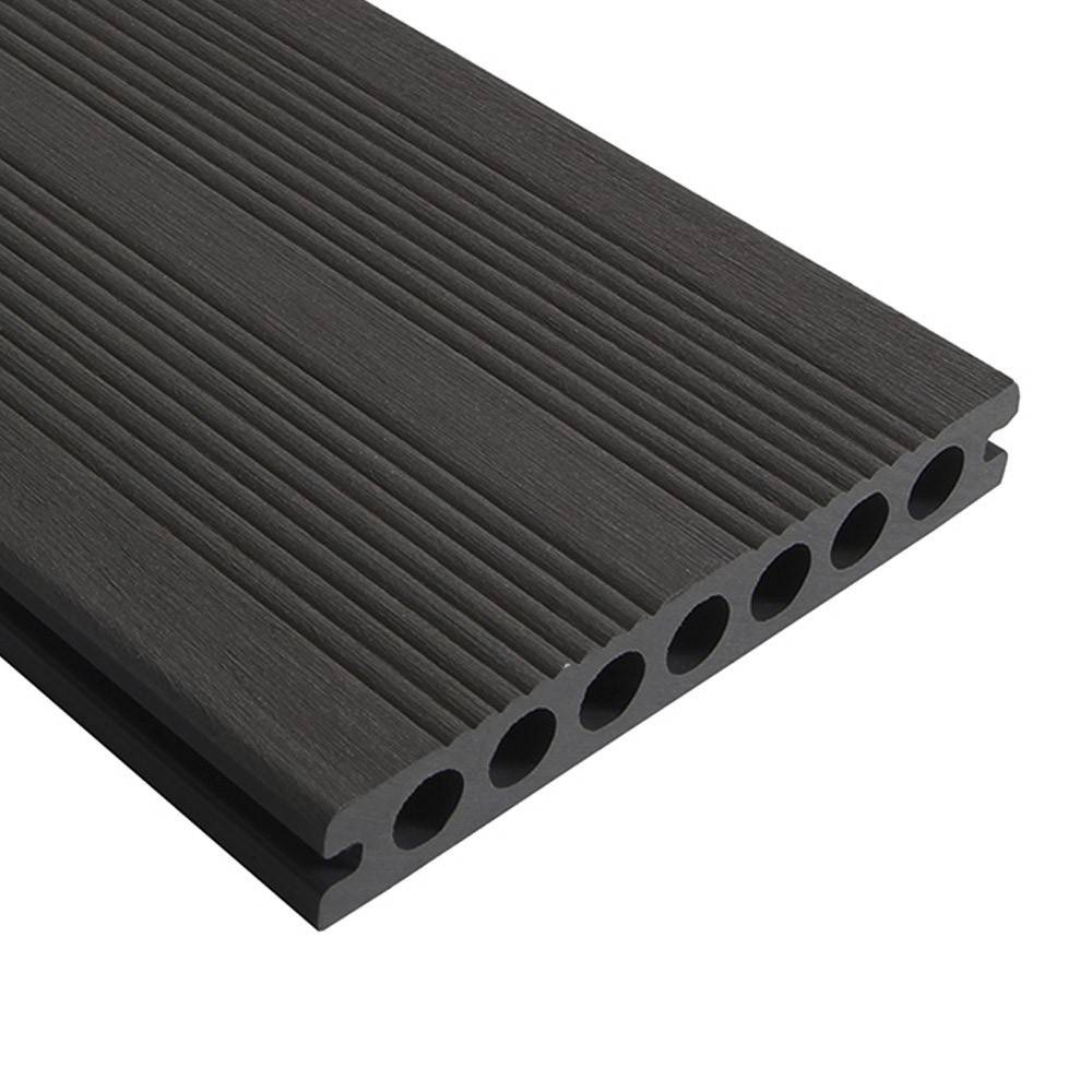 Kit Terrasse ATLANTA 10m² Anthracite - 31 Lames de Terrasse (220 x 14.5 x 2.25 cm) - Garantie 15 ans - Fixation par Clips - Imagen 4