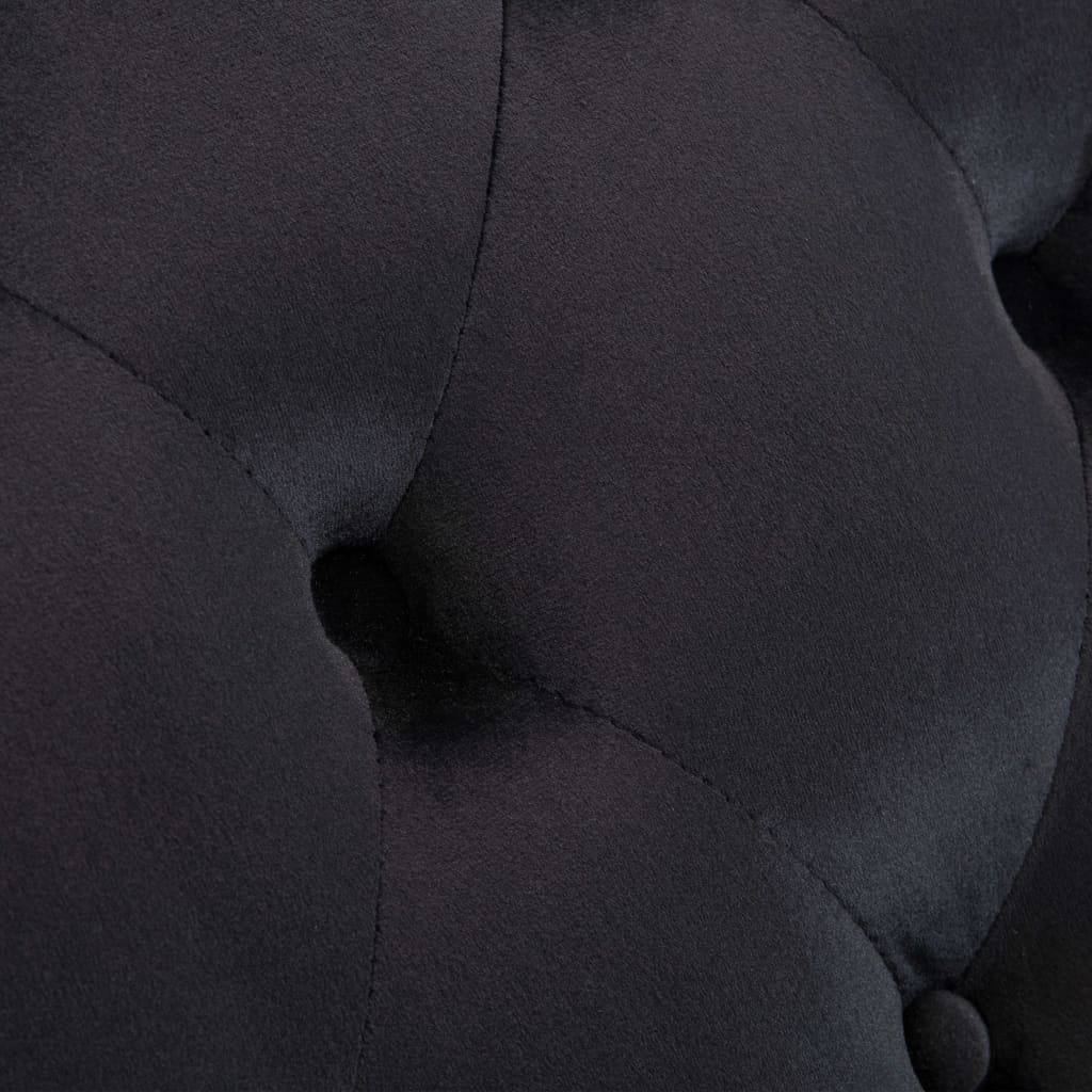 Chaise longue | Transat | Bain de soleil Noir Velours - Image 7