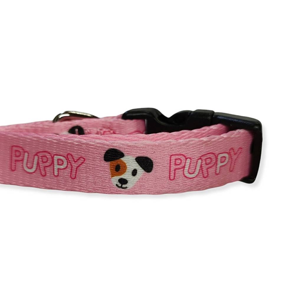 animallparadise - Collier PUPPY MASCOTTE rose 13 mm, 25 à 39 cm pour chiots - Imagen 4