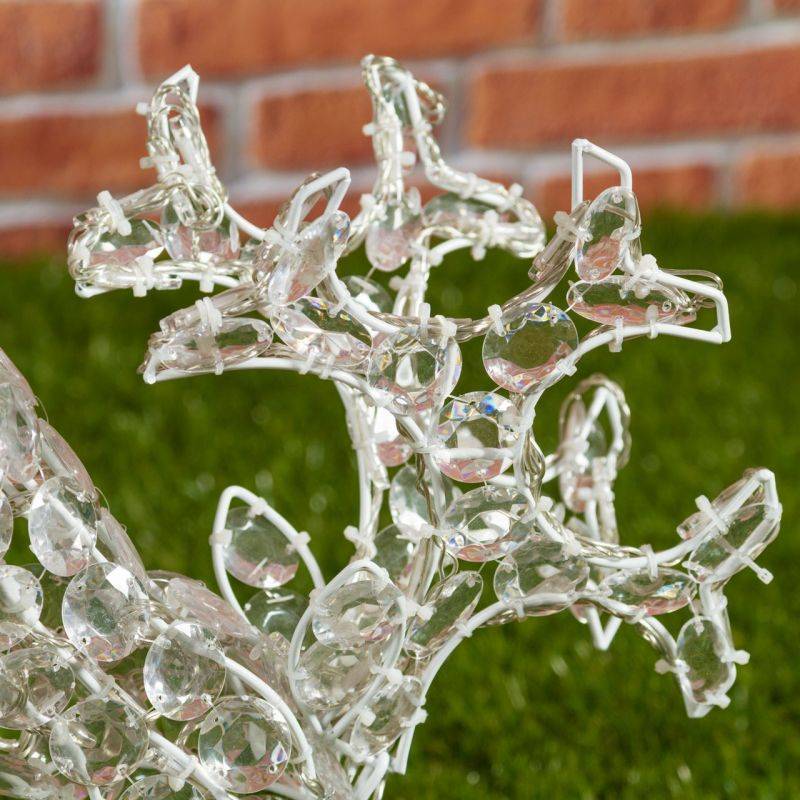 Lotti - Renne lumineux qui broute 3D H50CM 200 LED blanc froid fixe extérieur professionnel Lotti - Imagen 8