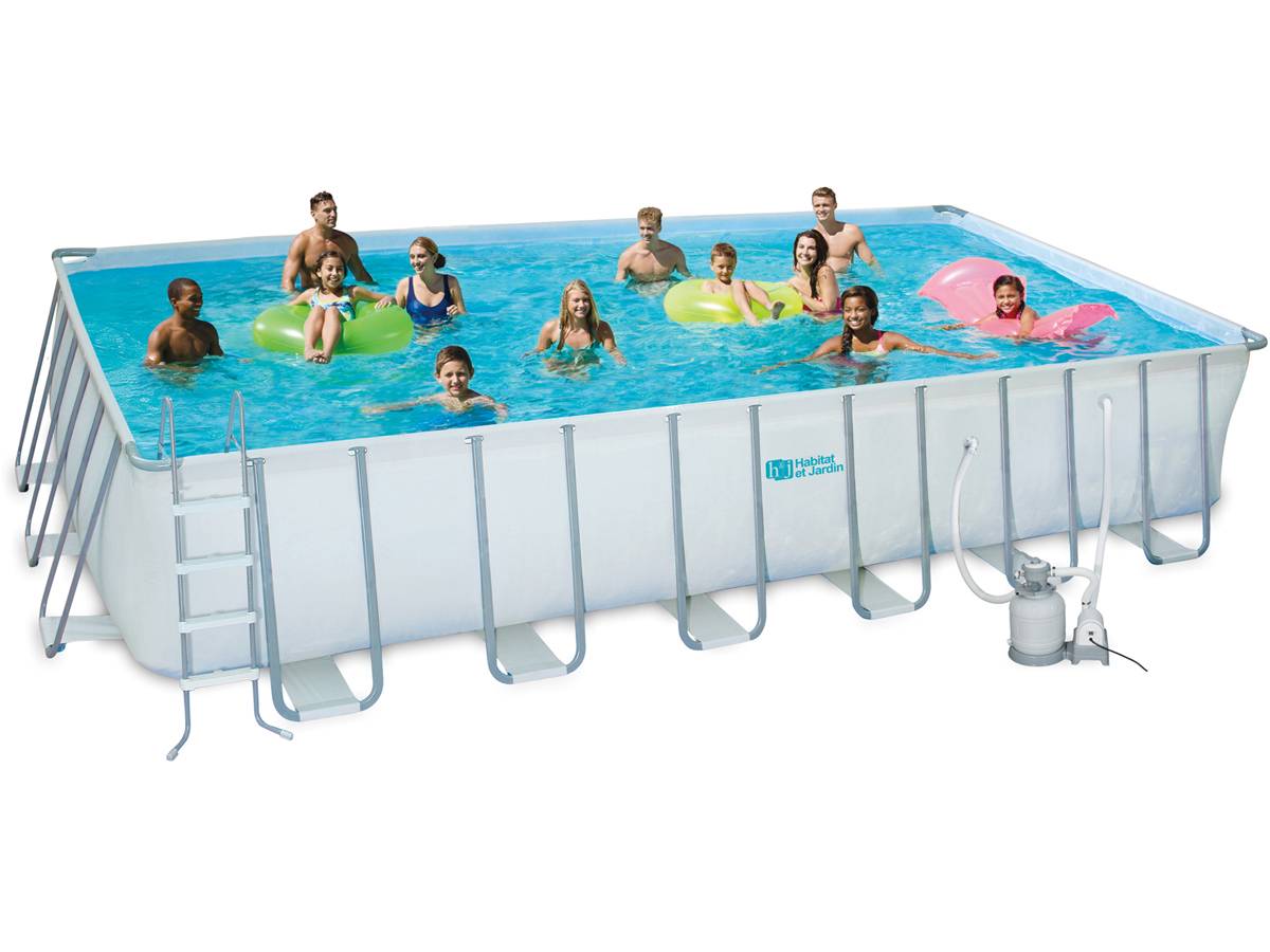 Habitat Et Jardin - Piscine Tubulaire - 5,49 X 2,74 X 1,32 M - Sans Filtration -habitat Et Jardin - Imagen 1