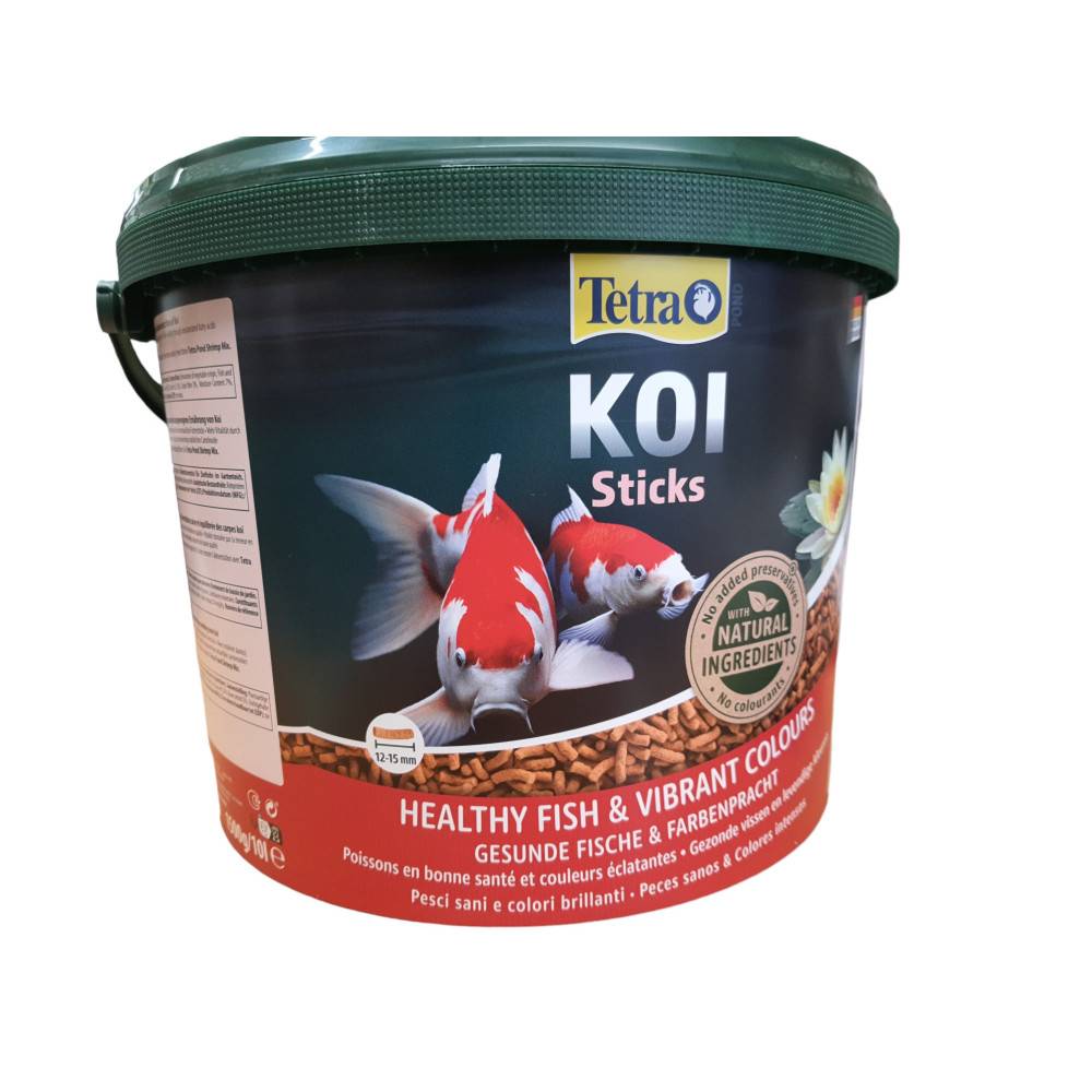 Tetra - Alimento completo flotante Koï stick 10 litros, 1,5 kg para carpas koï de estanque - Imagen 3