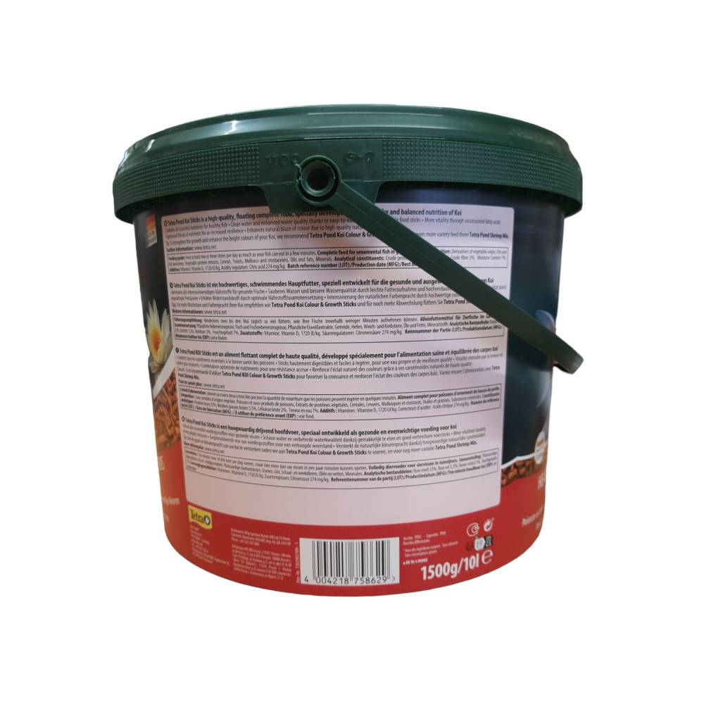 Tetra - Alimento completo flotante Koï stick 10 litros, 1,5 kg para carpas koï de estanque - Imagen 2