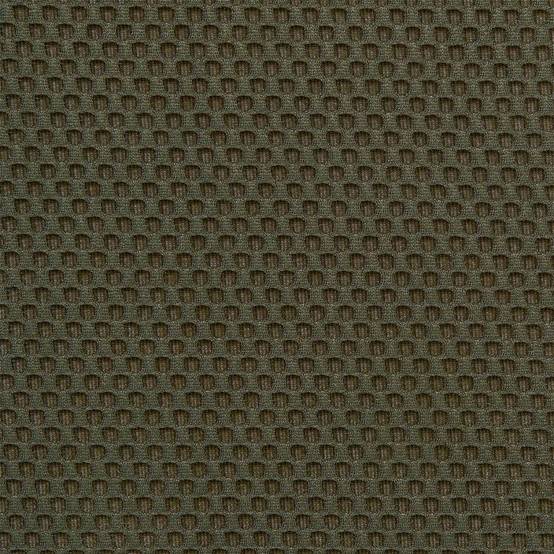 Lot de 6 chaises en tissu texturé maille 3D kaki - ELECTRON - Image 9