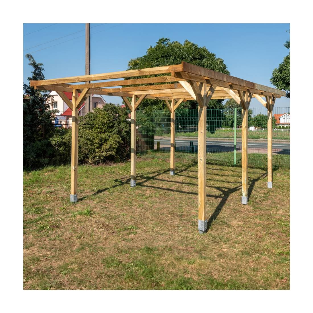 Altanka - Carport, abri de voiture 3.04x5.12 m - 15.57 m2 - CAR16 - ALTANKA - Image 3