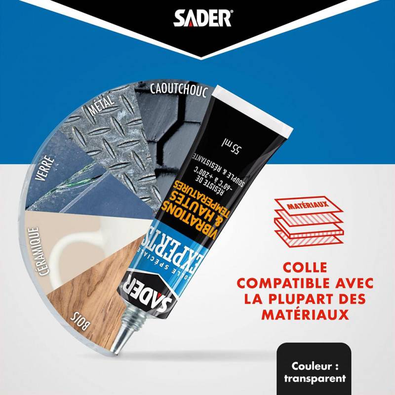 Sader - SADER COLLE VIBRATION ET HT 55 ML - Image 2