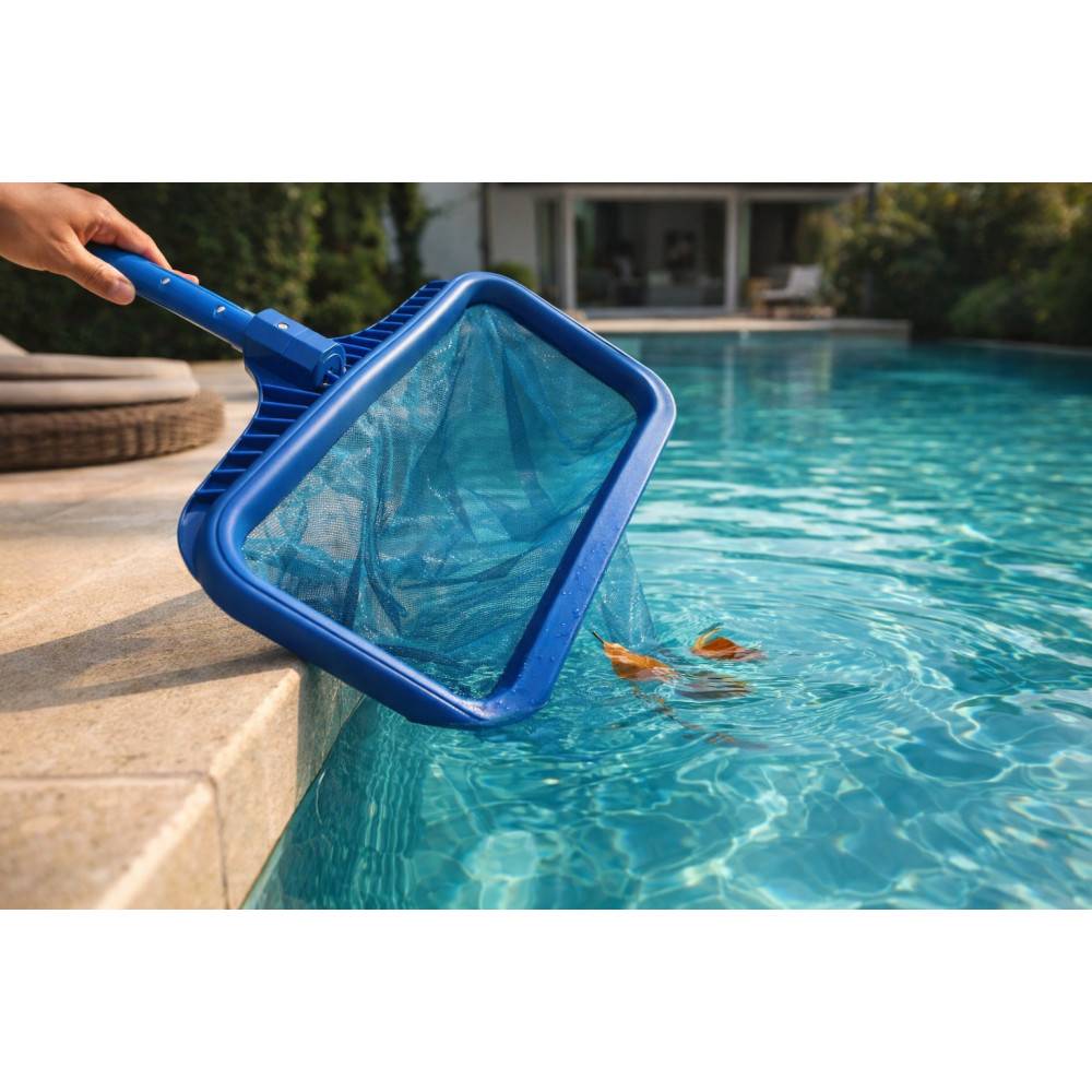 Epuisette de fond de grand capacité pour votre piscine - luxe - couleur bleu - Image 2
