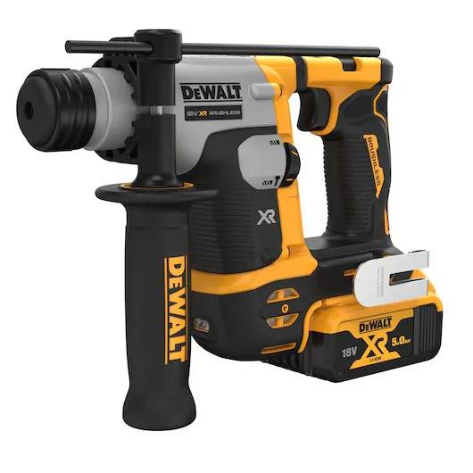 Dewalt - Perforateur SDS-Plus XR Brushless 1.4J - DEWALT - avec 2 batteries 18V 5Ah - chargeur - TSTAK - DCH172P2-QW - Imagen 2