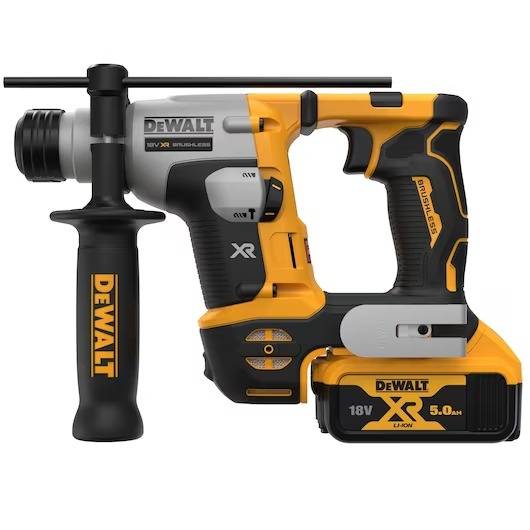 Dewalt - Perforateur SDS-Plus XR Brushless 1.4J - DEWALT - avec 2 batteries 18V 5Ah - chargeur - TSTAK - DCH172P2-QW - Imagen 3