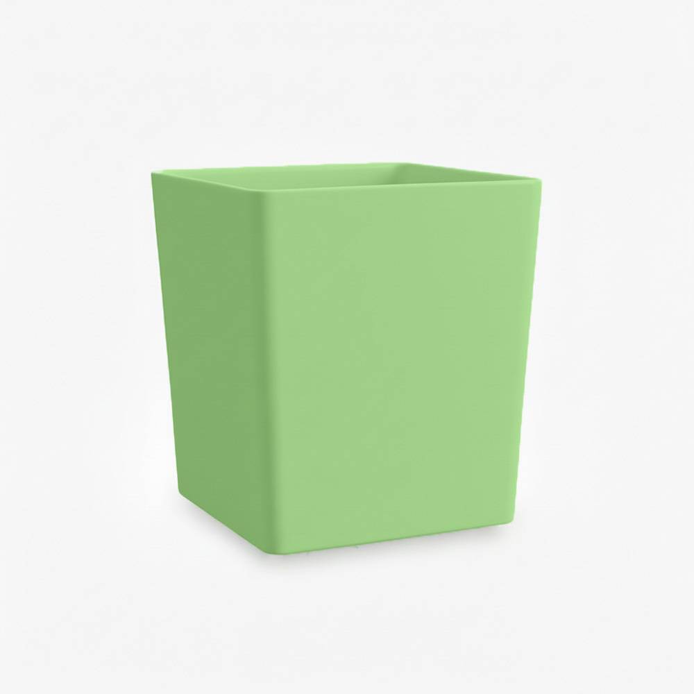 Pot de fleurs carré cubio h 50 cm-plast'up rotomoulage - Image 1