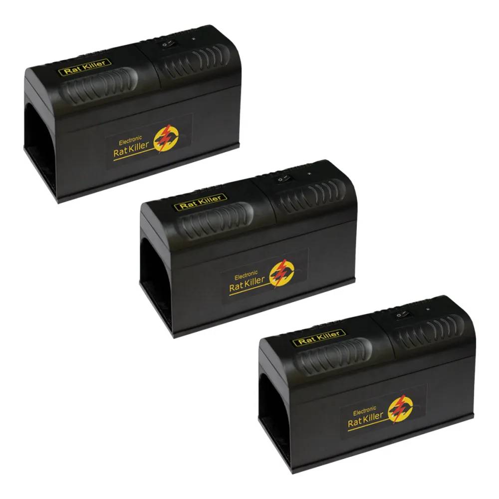 Lot de 3 Pièges à rongeurs électronique 7000 v 21x9,5x12cm - Image 2
