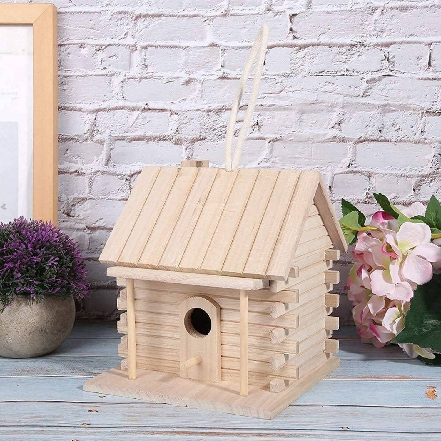 Maison en bois pour oiseaux d'extérieur DtopbuyAge - Image 4