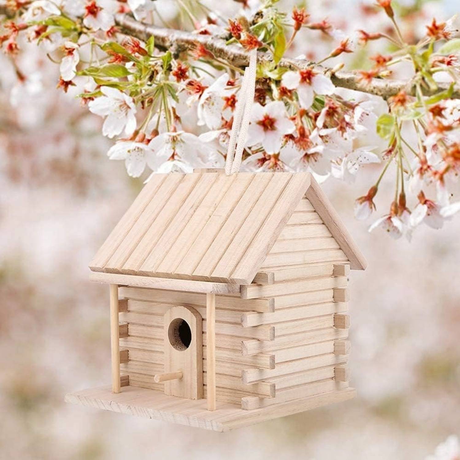 Maison en bois pour oiseaux d'extérieur DtopbuyAge - Image 2