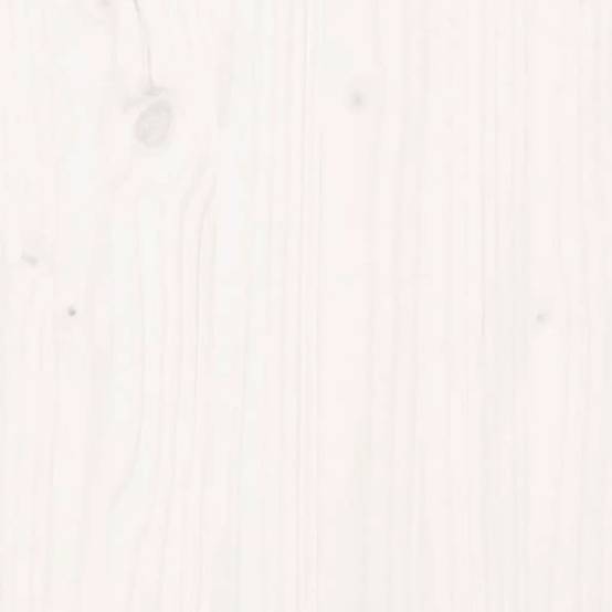 Helloshop26 - Support à plantes design rustique jardin 104,5 x 25 x 77,5 cm en bois massif blanc - Image 4