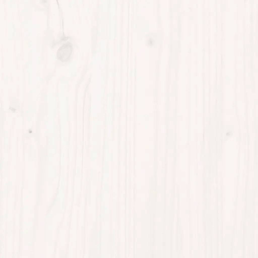 Helloshop26 - Support à plantes design rustique jardin 104,5 x 25 x 77,5 cm en bois massif blanc - Image 4