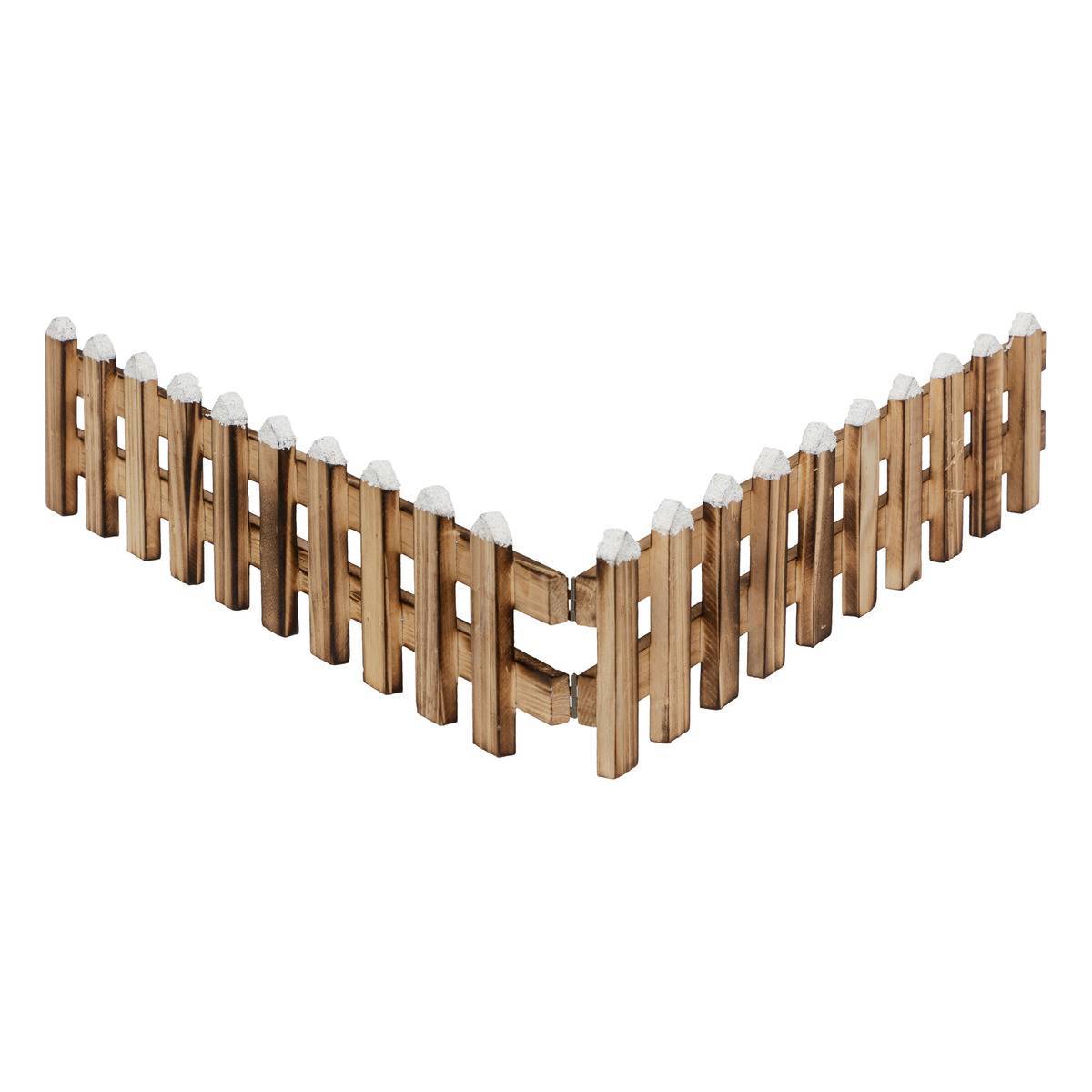 Fééric Lights & Christmas - Clôture en bois L90xH10cm - Feeric Lights & Christmas - Imagen 1