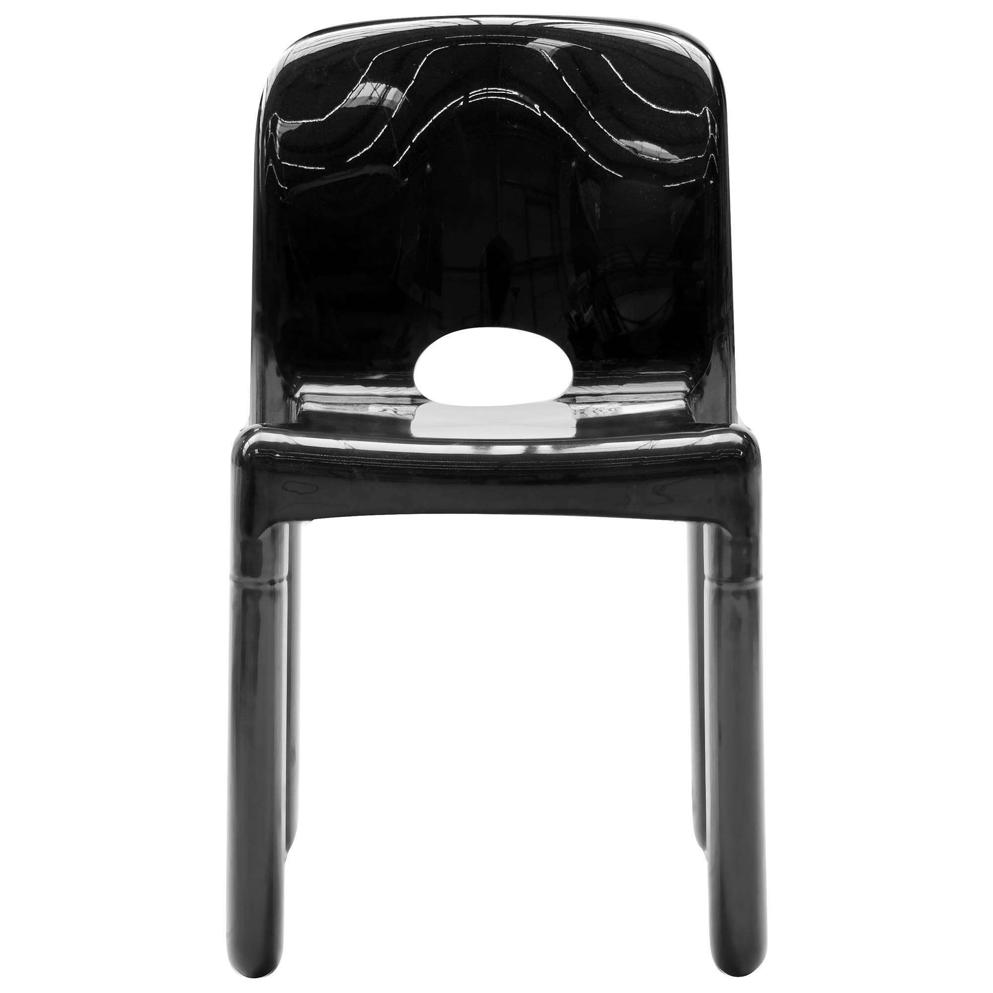 Beliani - Chaise de jardin Polypropylène Noir BETIM - 43x49x76- Beliani - Image 5