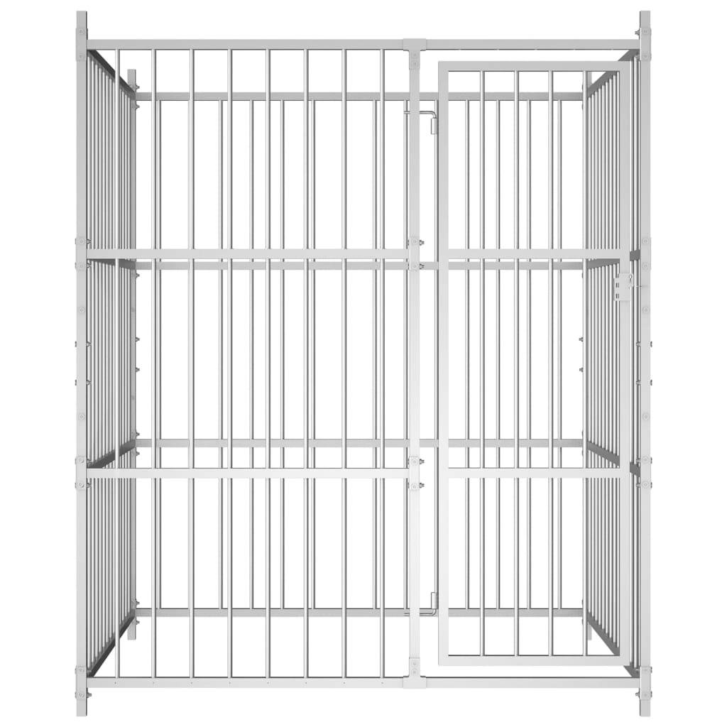 Vidaxl - Chenil d'extérieur pour chiens 150 x 150 x 185 cm vidaXL 144618 - Imagen 2