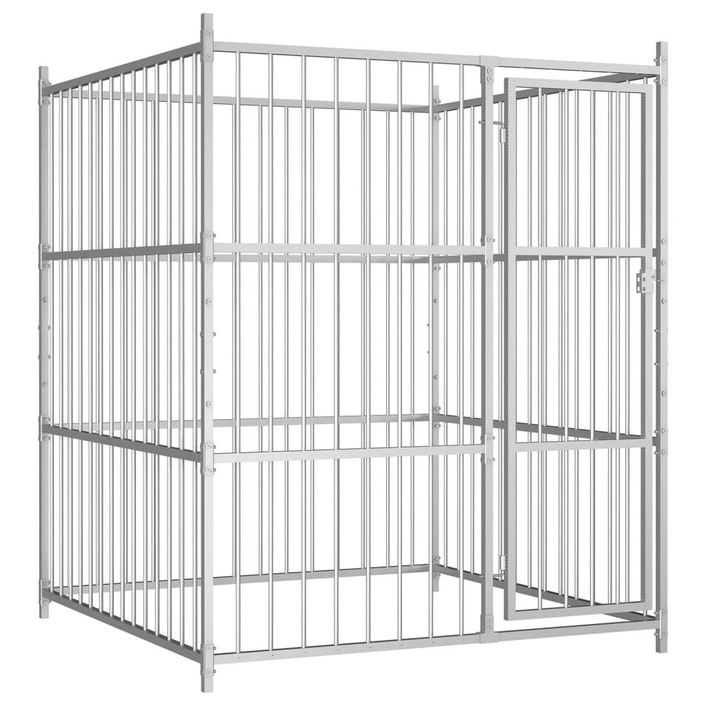 Vidaxl - Chenil d'extérieur pour chiens 150 x 150 x 185 cm vidaXL 144618 - Imagen 1
