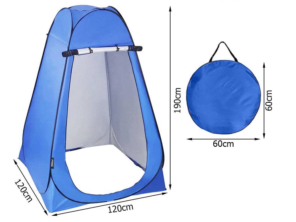 Housse De Douche Ronde Suspendue – Cabine De Change Portable Pour Camping, Plage Ou Toilettes, Diamètre 100 Cm, Légère Et Résistante UV !