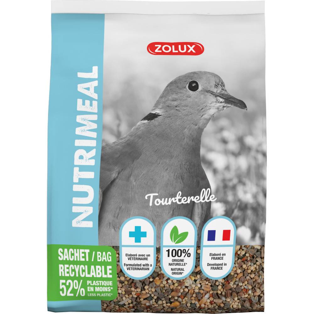Zolux - zolux - Semillas para tórtola nutrimeal 800g. - Imagen 3