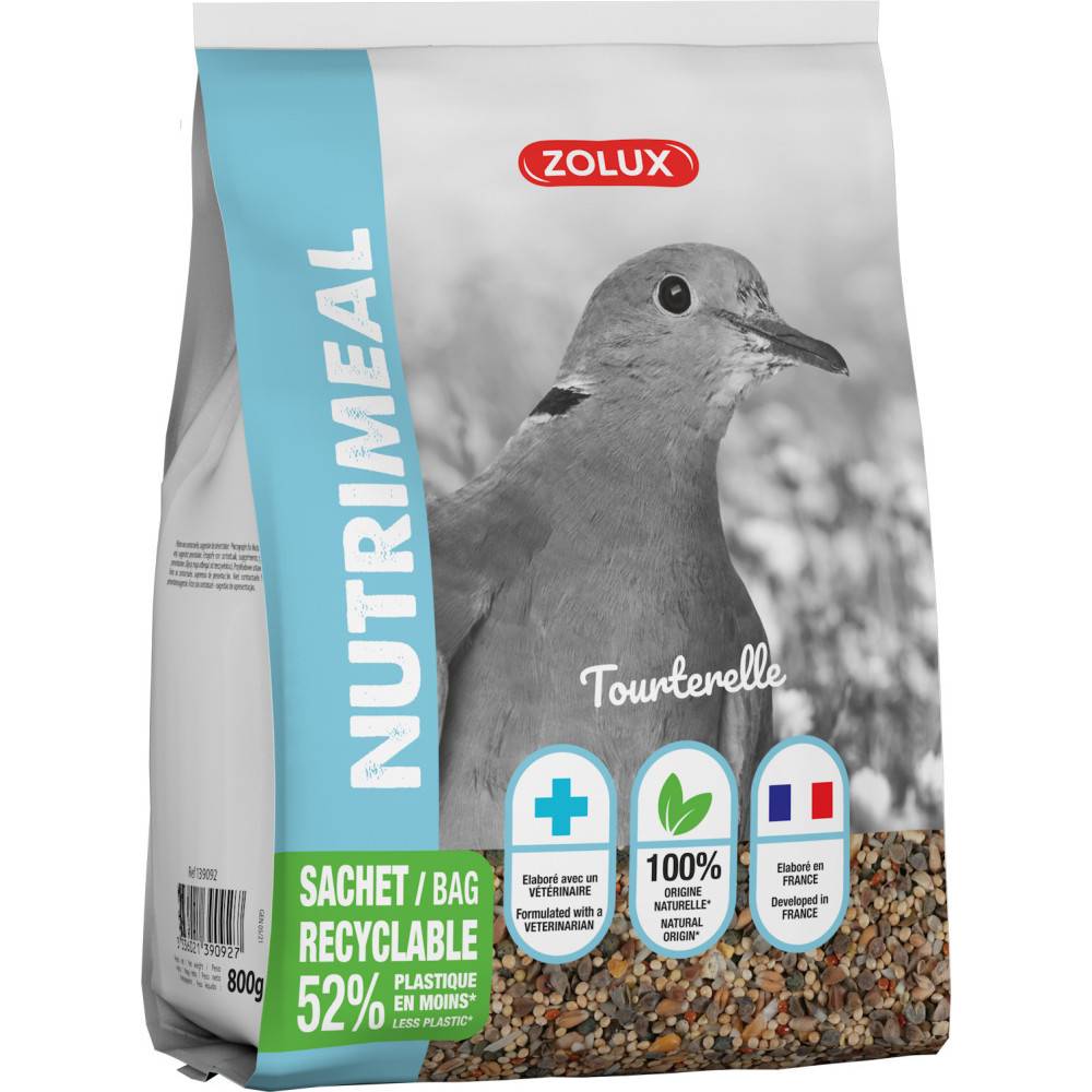 Zolux - zolux - Semillas para tórtola nutrimeal 800g. - Imagen 1
