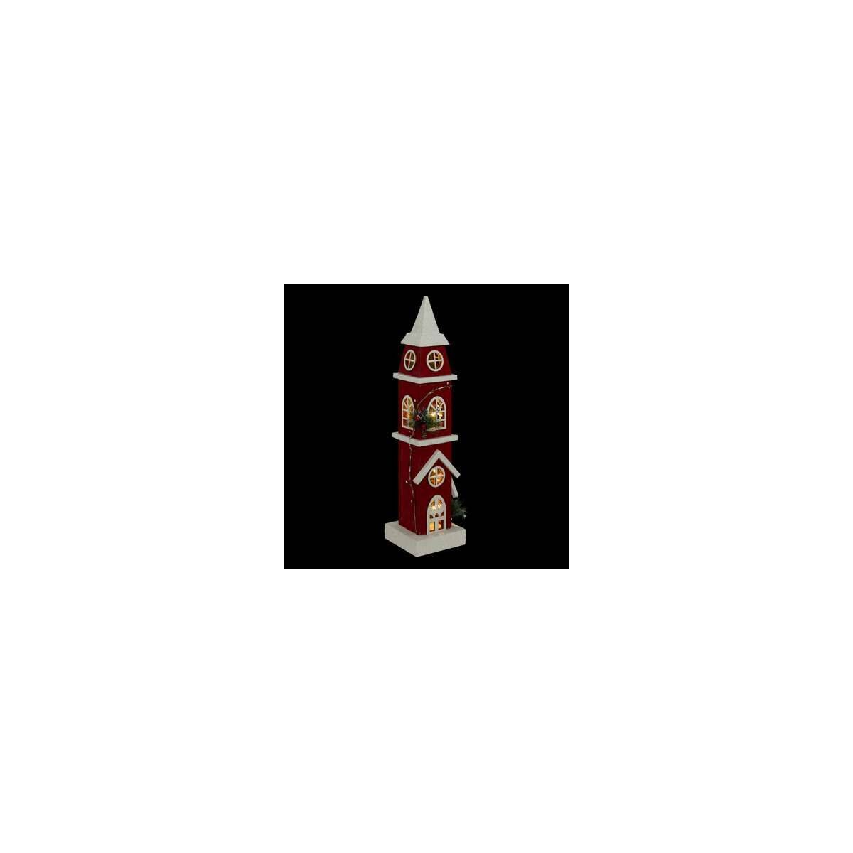 Fééric Lights & Christmas - Déco de Noël Citrouille enneigée et pailletée argent D 16 cm - Imagen 4