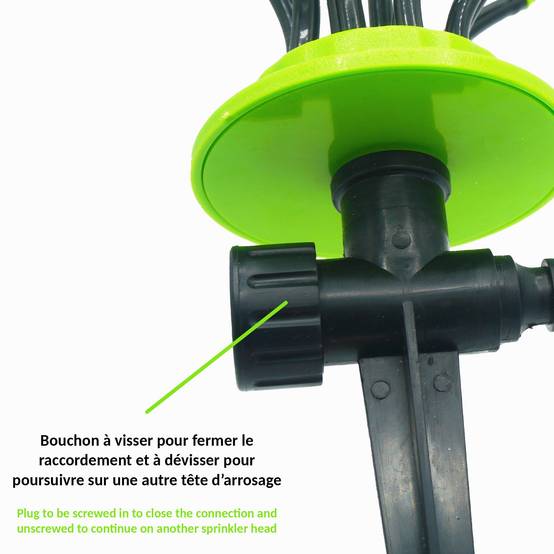 Tête d'arrosage de Jardin multidirection à Planter - 12 tubes orientables Plantes, Potager - Image 7