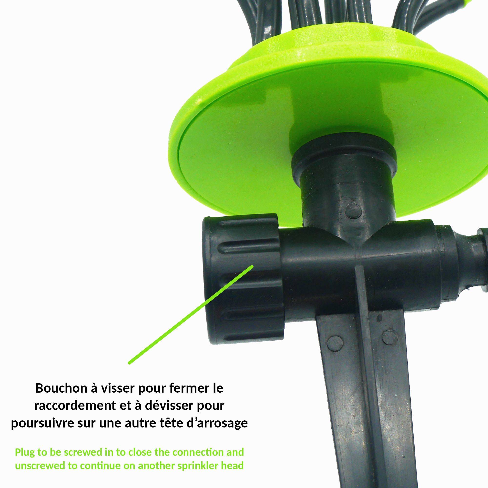 Tête d'arrosage de Jardin multidirection à Planter - 12 tubes orientables Plantes, Potager - Image 7