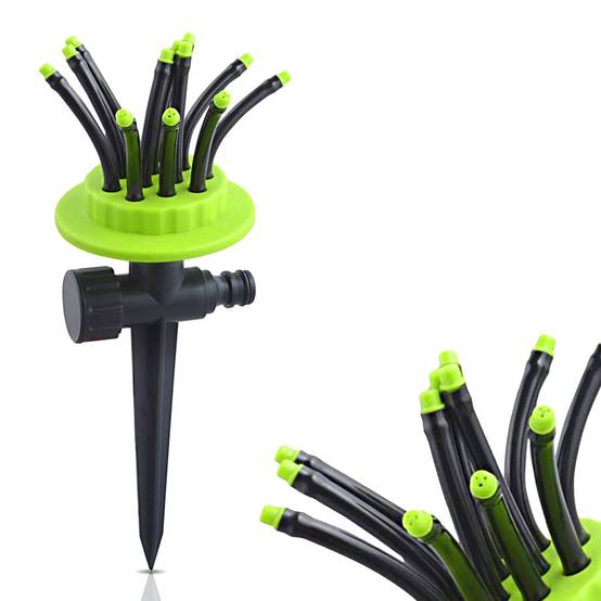Tête d'arrosage de Jardin multidirection à Planter - 12 tubes orientables Plantes, Potager - Image 1