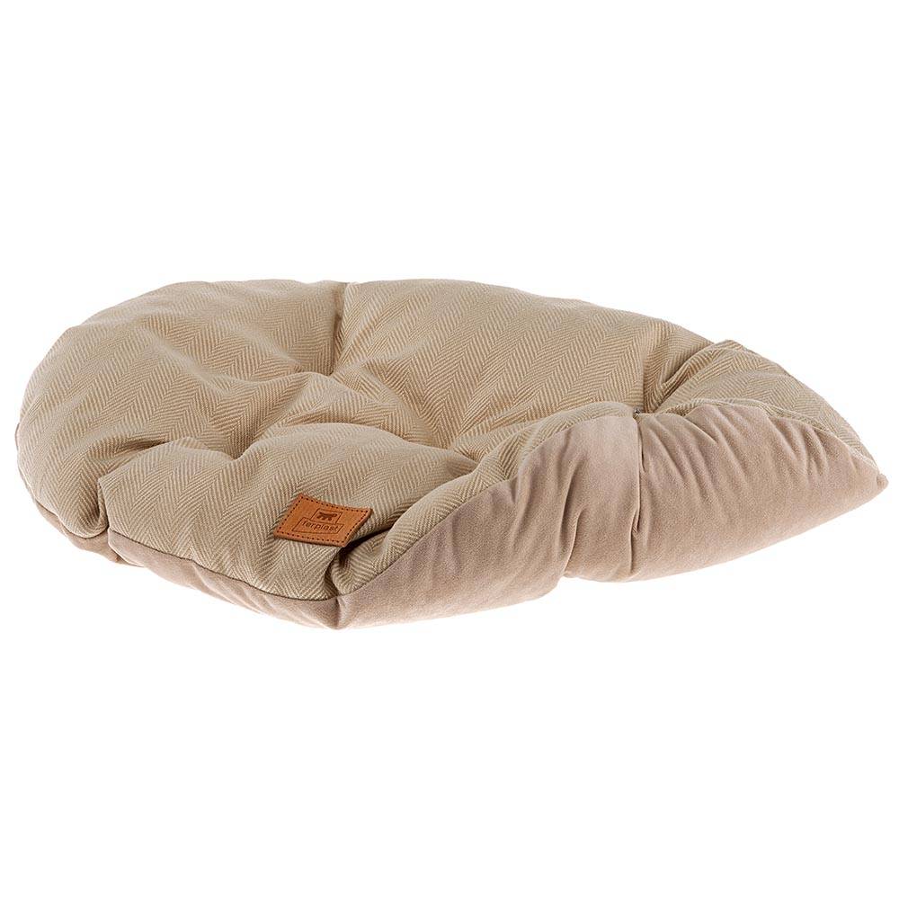 Ferplast - Coussin pour chiens et chats STUART 78/8, double-face, tweed, velours doux, lavable, Beige - Imagen 6