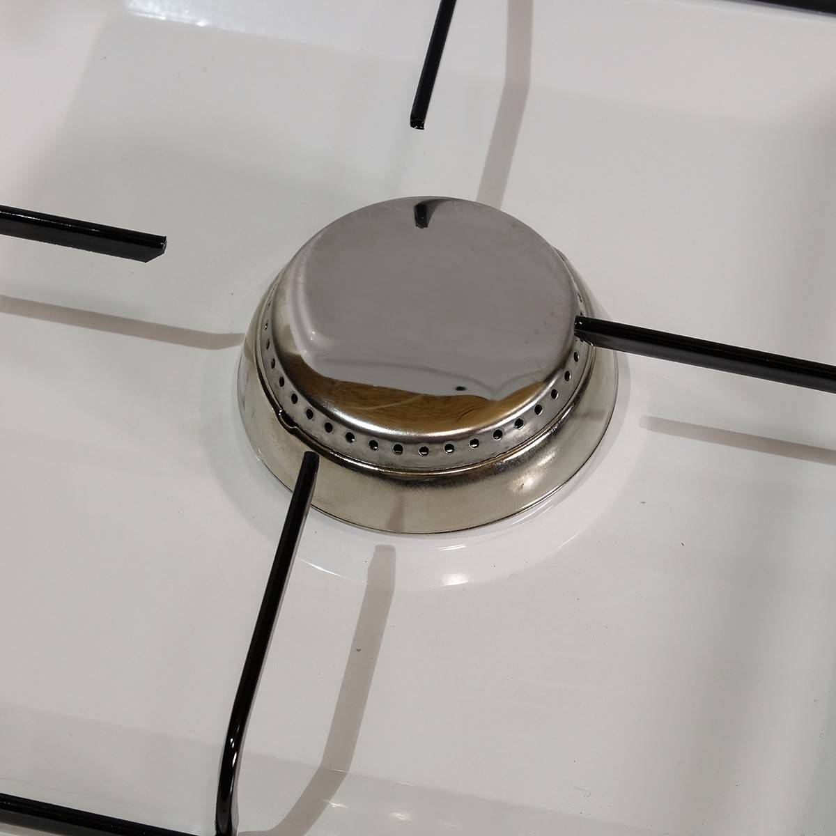 Plaque de cuisson gaz portable 2 feux 3200W Réchaud à gaz butane ou propane Blanc laqué Couvercle - Imagen 3
