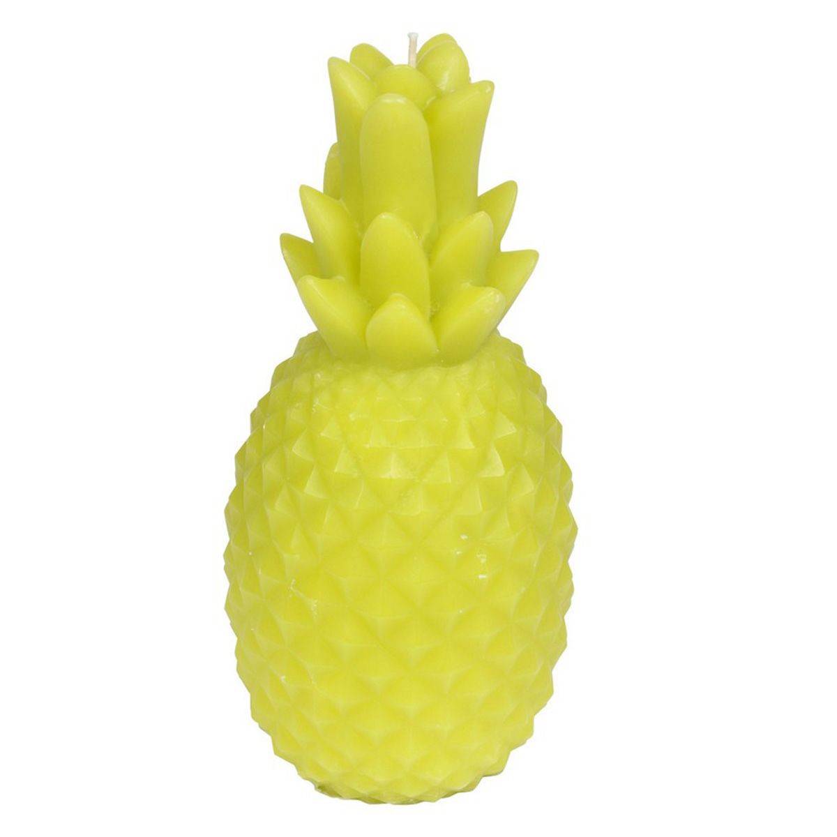 Bougie Déco "Ananas Tropical" 20cm Vert - Image 1