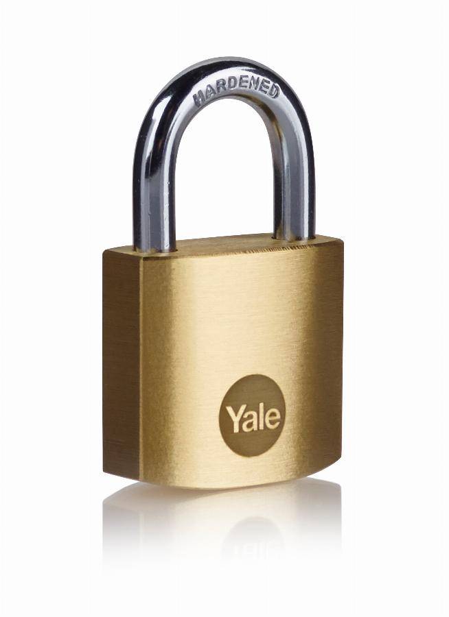 Cadenas YALE laiton - S'entrouvrant 25 mm - 3 clés - 24241000
