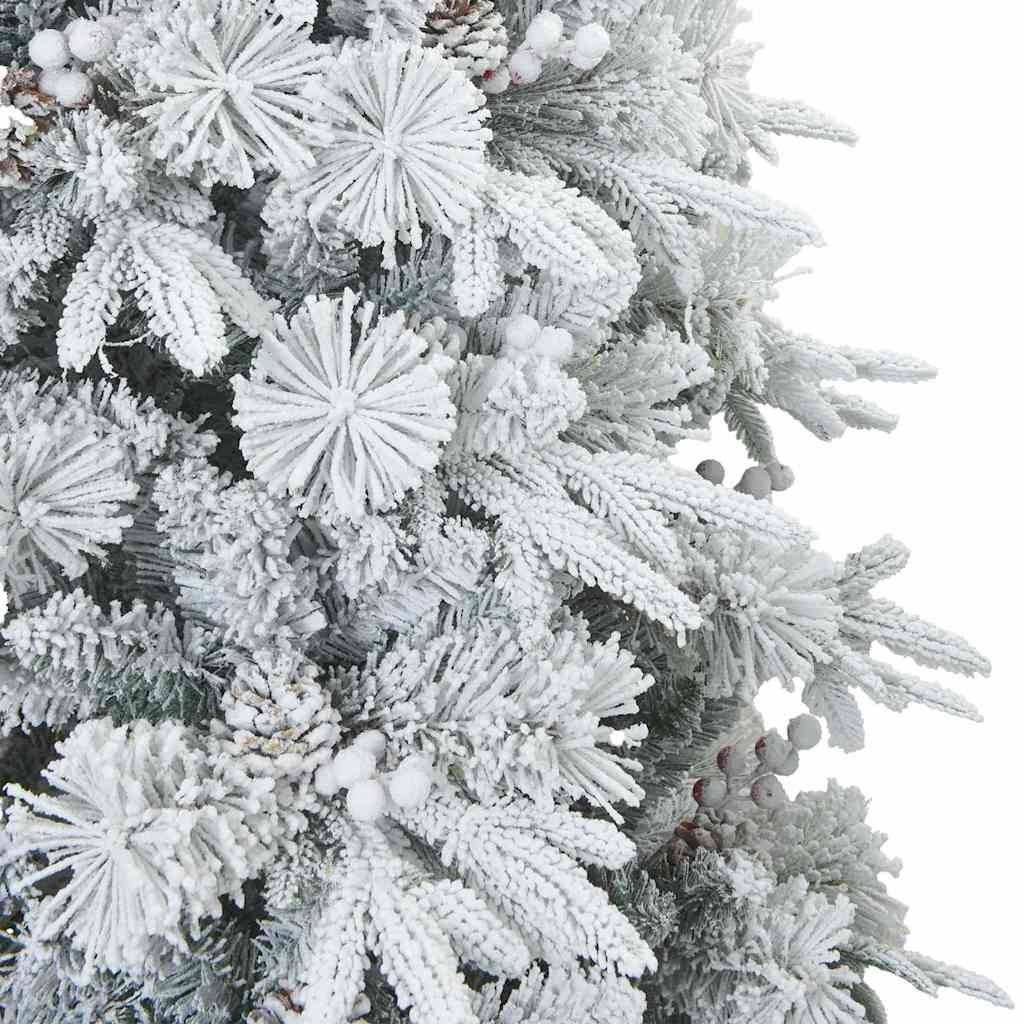 ComfortXL - Sapin de Noël artificiel enneigé avec décorations pour salon Blanc 180 cm – ComfortXL Outdoor Living - Image 5