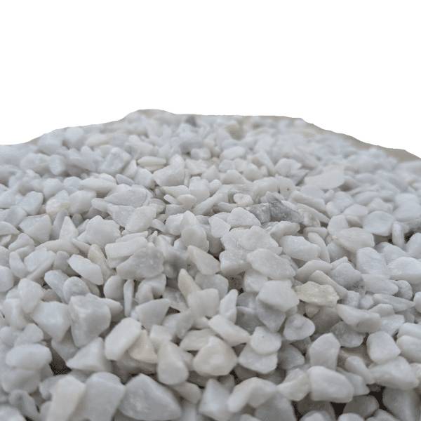 Gravier marbre blanc cristal 8/12 mm – Pack 3 Big Bag +/- 1,5T – 60 m² - Image 3