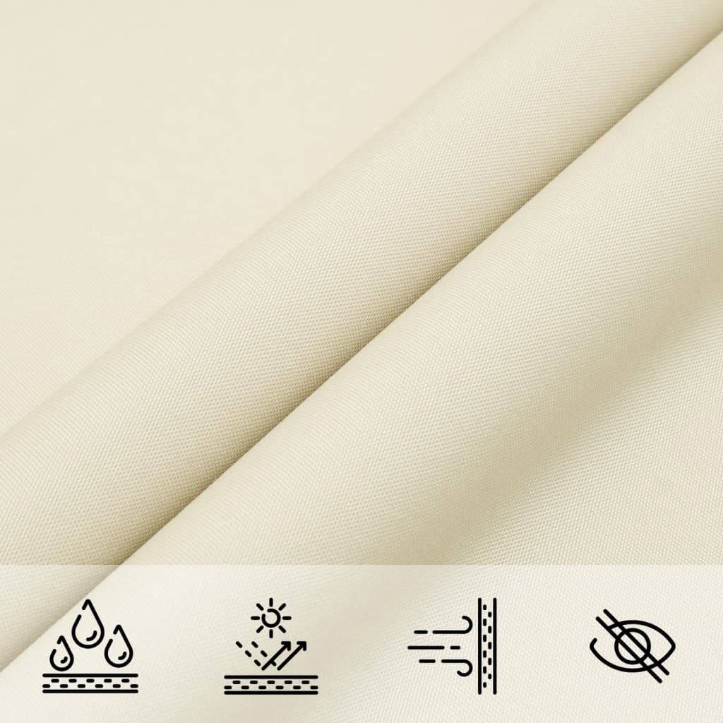 Maison Chic - Voile d'ombrage - Voile solaire tissu oxford rectangulaire 3x6 m crème - Meuble Pro - Imagen 8