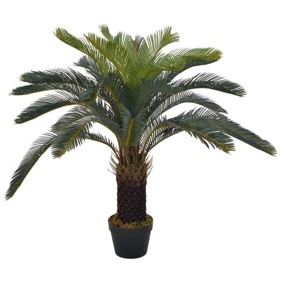 Vidaxl - Plante artificielle avec pot Palmier Cycas Vert 90 cm - Image 1