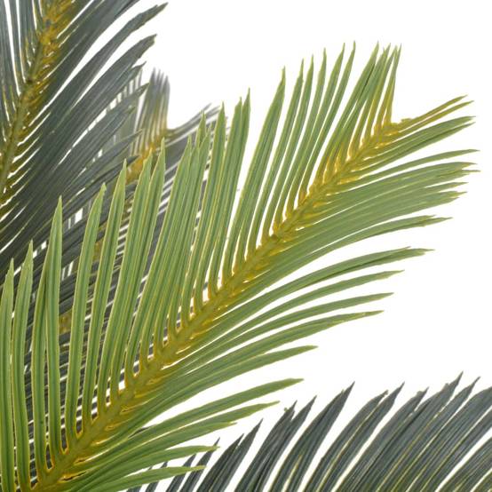 Vidaxl - Plante artificielle avec pot Palmier Cycas Vert 90 cm - Image 2