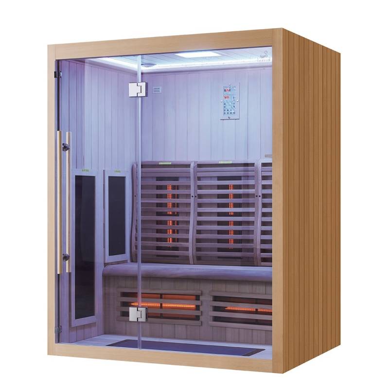 SAUNA INFRAROUGE BOREAL® SIGNATURE 160 À SPECTRE COMPLET - 160X120X205 - Image 2