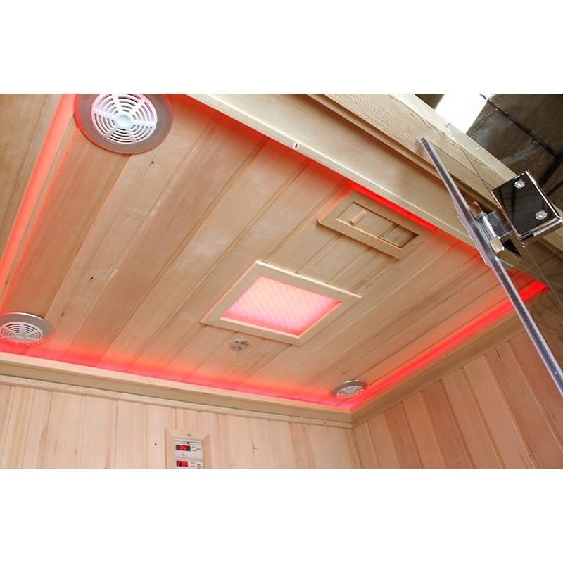 SAUNA INFRAROUGE BOREAL® SIGNATURE 160 À SPECTRE COMPLET - 160X120X205 - Image 3