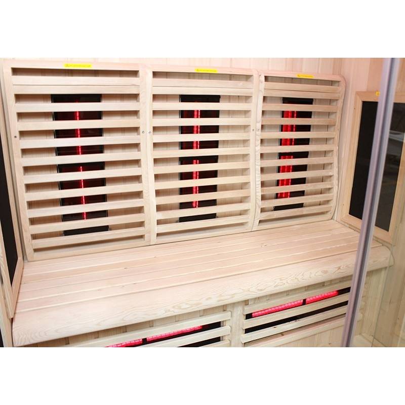 SAUNA INFRAROUGE BOREAL® SIGNATURE 160 À SPECTRE COMPLET - 160X120X205 - Image 8