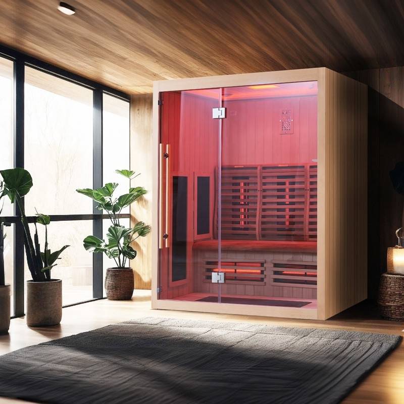 SAUNA INFRAROUGE BOREAL® SIGNATURE 160 À SPECTRE COMPLET - 160X120X205 - Image 4