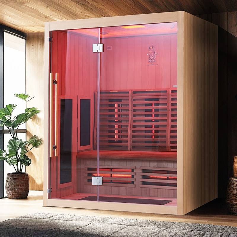 SAUNA INFRAROUGE BOREAL® SIGNATURE 160 À SPECTRE COMPLET - 160X120X205 - Image 1