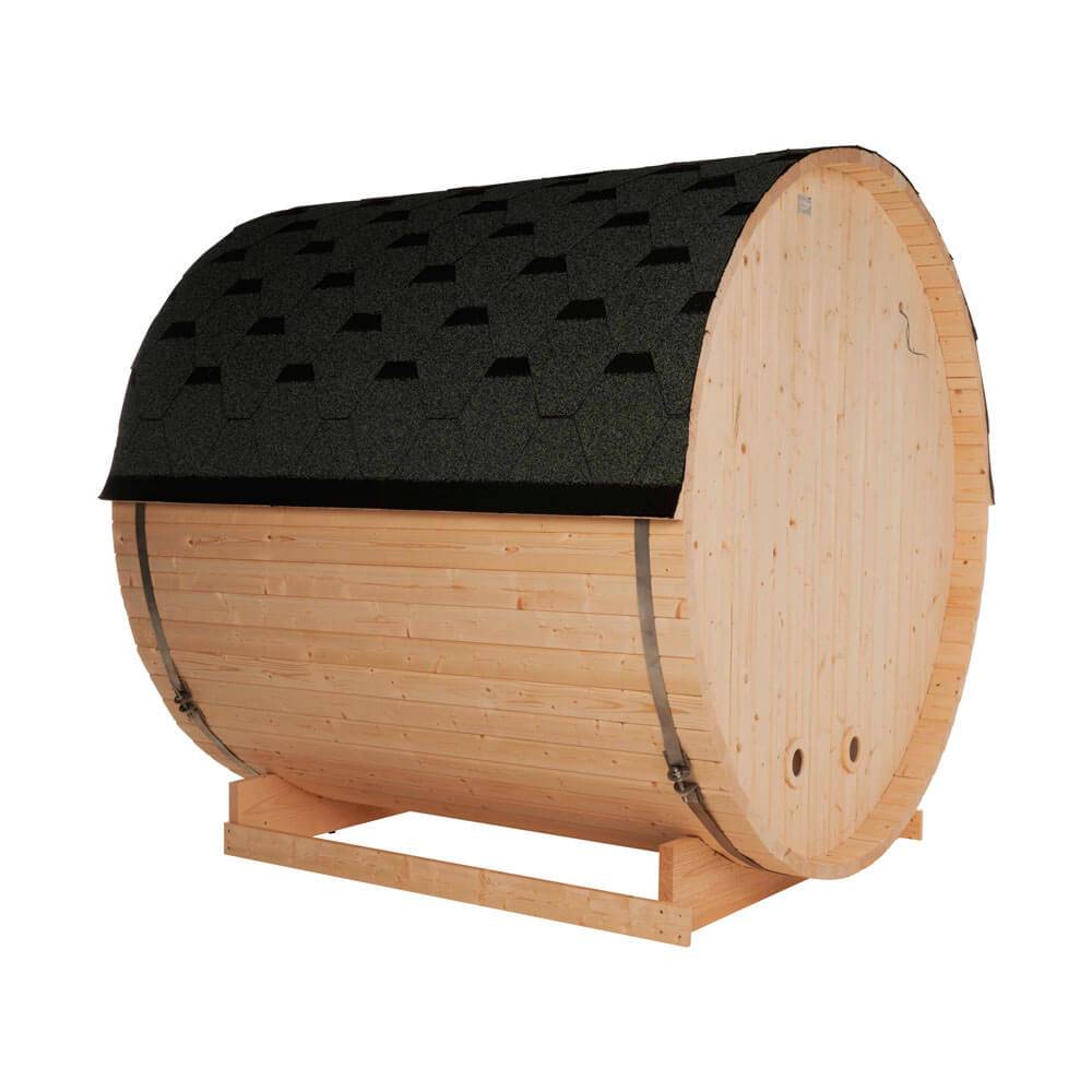 Home Deluxe - Sauna tonneau extérieur HOME DELUXE LAHTI L - 195 x 180 cm pour 4 personnes - Image 8