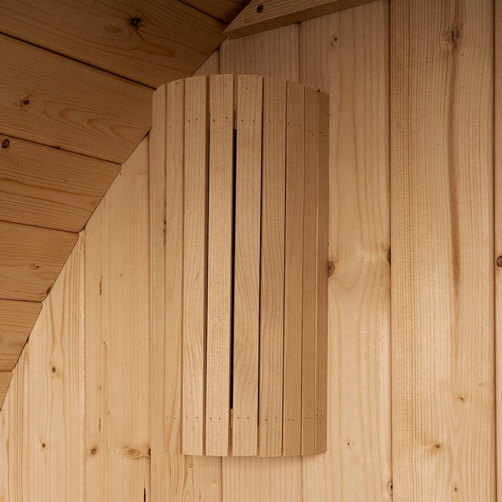 Home Deluxe - Sauna tonneau extérieur HOME DELUXE LAHTI L - 195 x 180 cm pour 4 personnes - Image 10