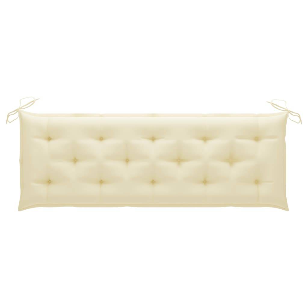 Maison Chic - Banc de jardin - Banc d'extérieur - Banquette avec coussin 157 cm Bois d'acacia massif-JU13917 - Imagen 8
