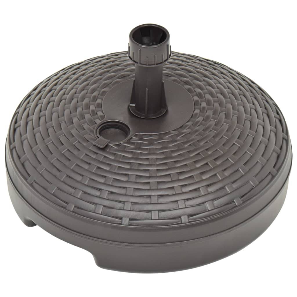 Vidaxl - Socle de parasol rempli de sable/d'eau 20 L Plastique rotin vidaXL 48770 - Image 5