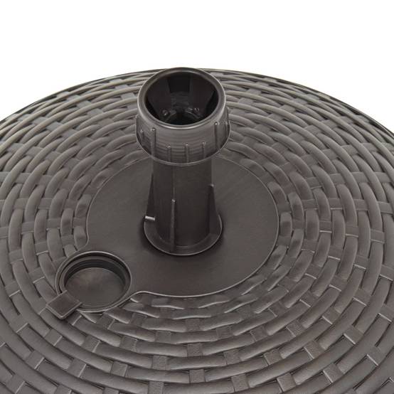 Vidaxl - Socle de parasol rempli de sable/d'eau 20 L Plastique rotin vidaXL 48770 - Image 4